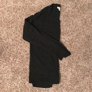 Black cardigan